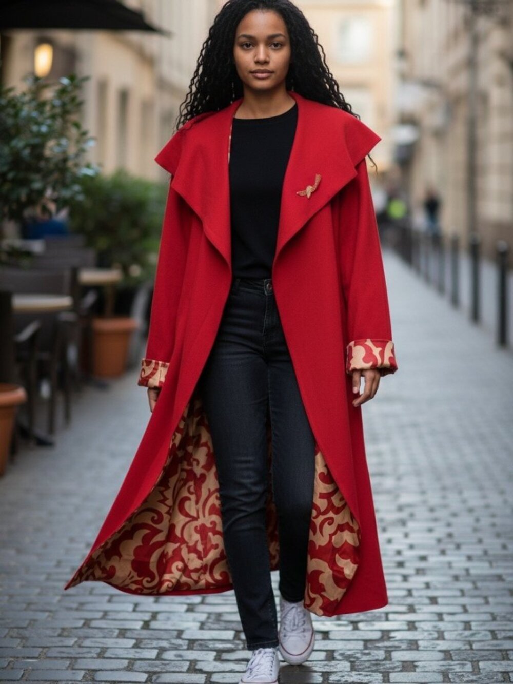 Terramina Collection New York Coat Size 22 Shawl Collar Silky Lining Vintage